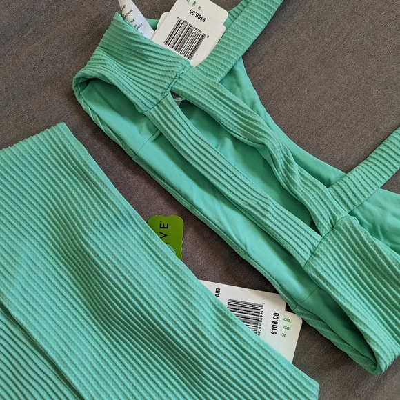 L*Space Jess Desi Bikini Set Bright Teal - Picture 4 of 6